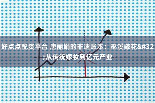 好点点配资平台 唐丽娟的非遗账本：巫溪嫁花 从传统嫁妆到亿元产业